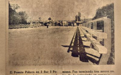 Inauguración Puente Piduco en Calle 2 sur (s.f.)
