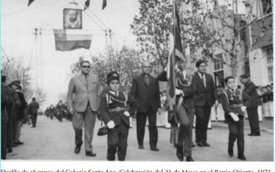 Desfile de Colegio Santa Ana, 21 de Mayo 1971, Talca