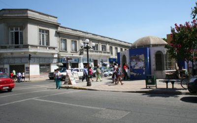 Vista hacia 1 Sur desde calle 3 Oriente, año 2008.