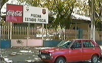 Ingreso a la Piscina del Estadio Fiscal, Talca. Año 2004