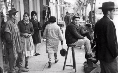 Barrio Estación de Talca, año 1967.