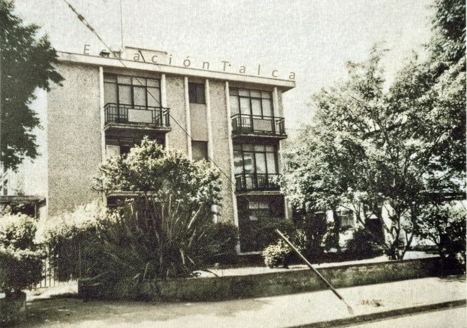 Calle 1 Norte, entre 1 y 2 Oriente, Talca. Año 1987