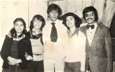 El cantante Manolo Otero en FITAL, año 1976