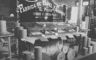 Mostrario de fábrica Schorr y Concha de Talca, año 1930