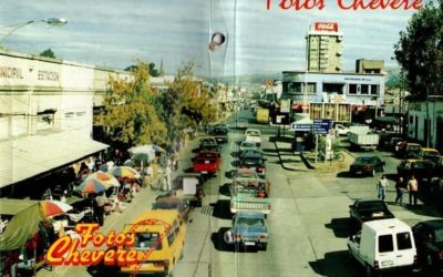 Vista al centro de Talca, postal Foto Estudio Chevere, s.f.