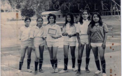 Equipo de voleibol de Escuela Fátima de Talca, año 1972