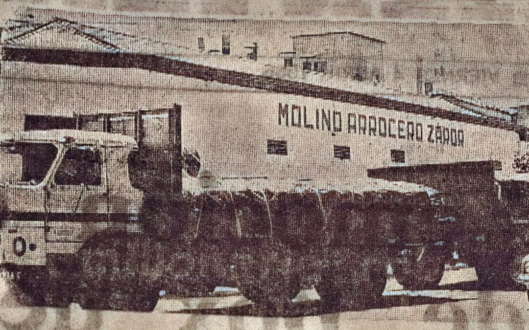 Molino arrocero Zaror, Talca. Abril del año 1986