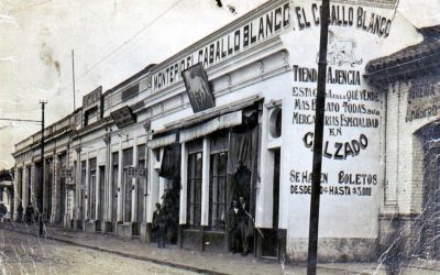 Antiguas tiendas comerciales de Talca, comienzos siglo XX