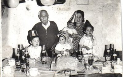 Celebración de cumpleaños en población de Talca, s.f.