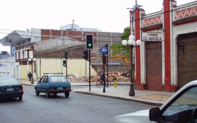 Centro de Talca, calle 1 norte. Año 2002