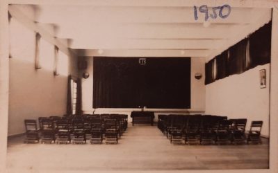 Interior Escuela Carlos Salinas de Talca, año 1950