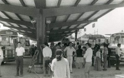 Terminal Rodoviario de Talca en la década de 1980