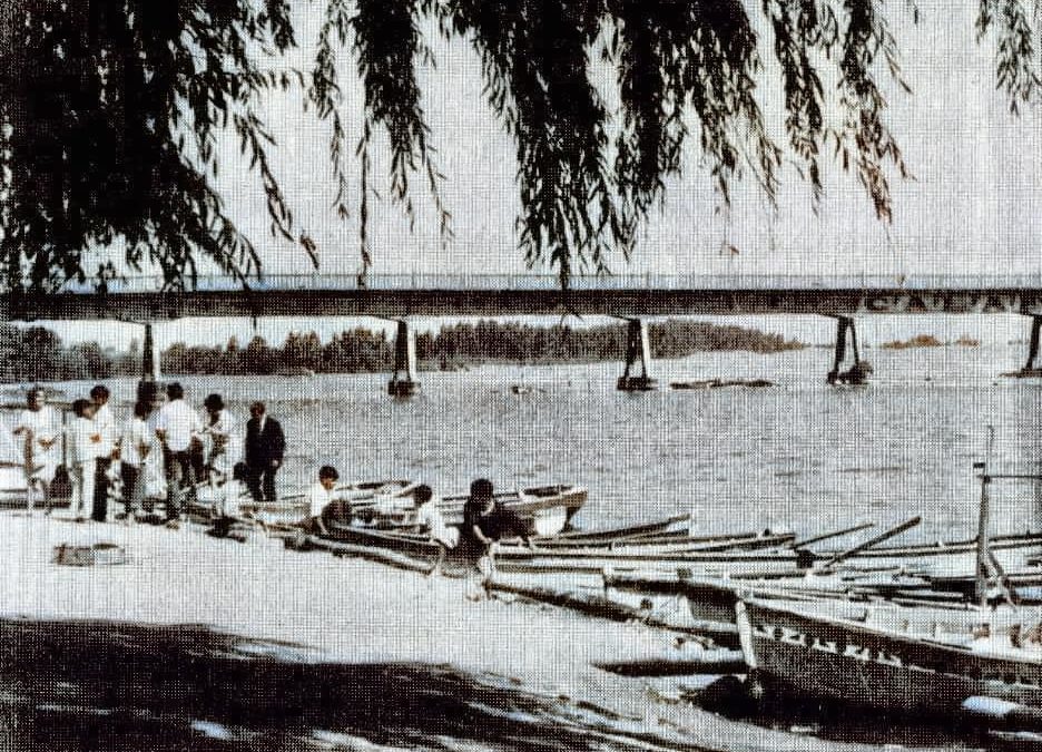 Postal del Balneario del Río Claro de Talca, año 1972.