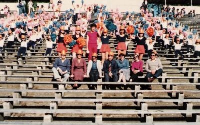 Barra Escuela Fátima en Estadio Fiscal de Talca, 1984