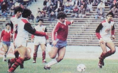 Rangers de Talca enfrenta a «La Roja» en el Fiscal, año 1985