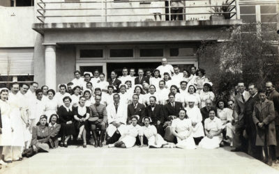 Funcionarios del Hospital de Talca, año 1938