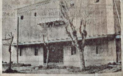 Abandono del Teatro Oriente de Talca, agosto de 1990