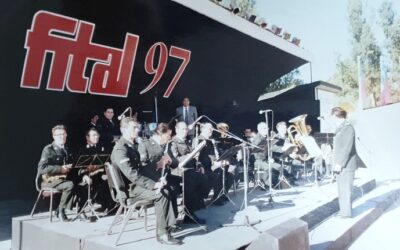Banda instrumental de Gendarmería en FITAL, año 1997