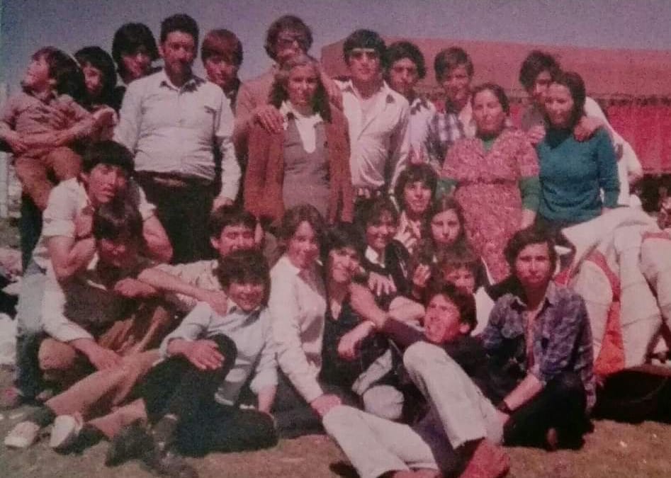 Celebración de Fiestas Patrias en Cerro de la Virgen, año 1983