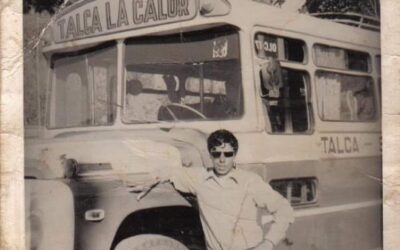 Antiguo bus recorrido Talca a La Calor, s.f.
