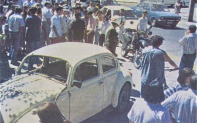 Accidente de tránsito de escarabajo en Talca, s.f.